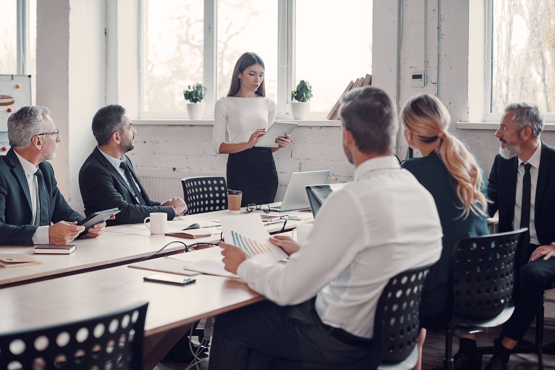 Board of Directors meeting about changes